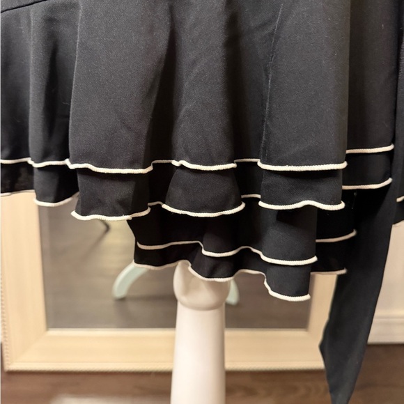 Express Black Long Sleeve Wrap Dress - Picture 5 of 5